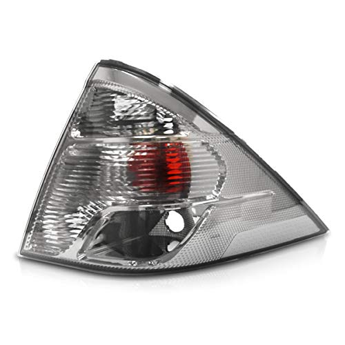 Lanterna Traseira Fiesta Sedan 2011 A 2014 Carcaça Preta Máscara Cinza Direito