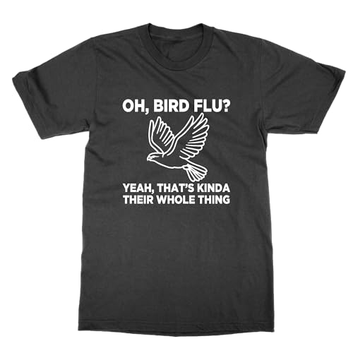 T-shirt Oh Bird Flu pour soirées entre amis et look urbain décontracté