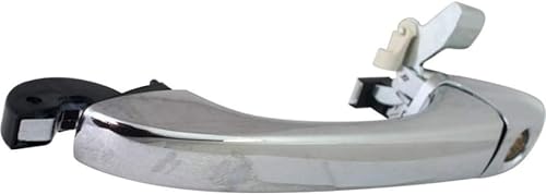 Miniatura 8 de Para Chrysler 300 Manija de puerta exterior 2005-2010 lado del conductor delantera cromada Con orificio para llave Recorte todos los submodelos