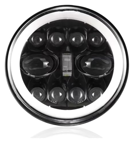 Phare avant moto résistant aux vibrations pour Chopper et Bobber