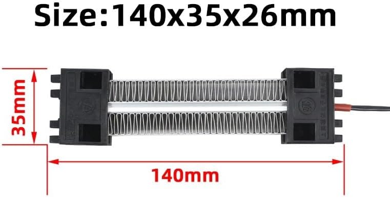 Idomin 200W 220V AC DC Insulated PTC Ceramic Air Heater Electric Heater Parts Energy Saving Heater Lamp Heating Tuberesistance Wire