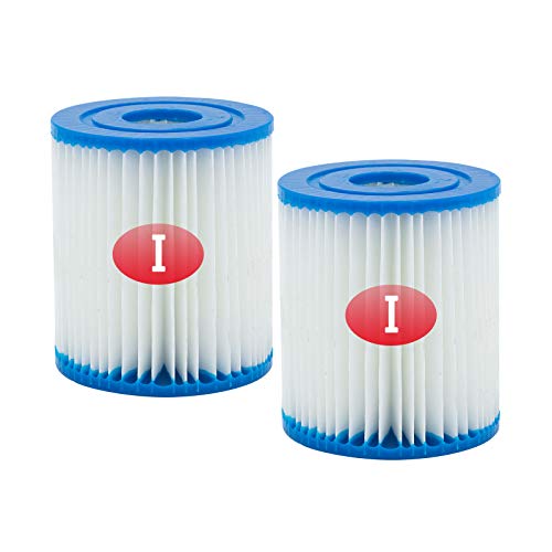 SKTLBB Type I Pool Filter Cartridge, 3.11 x 3.48 Inch Size I for Swimming Pool Filter,Pool Filter Pumps Universal Replacements (2 Pcs)