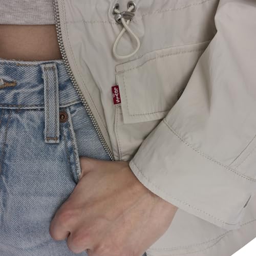 Image of Levi's Women's Cinch-Waist Hooded Rain Anorak