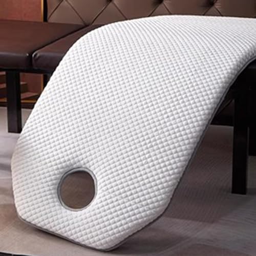 Memory Foam Table Topper with Elastic Band & Face Hole - Ideal Spa Bed Accessory for Comfort & Support, Enhances Relaxation & Therapy Sessions