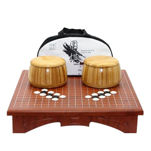 VPH Simulated Jade Double Sided Go Set Includes Board Table, Jar, and Bag