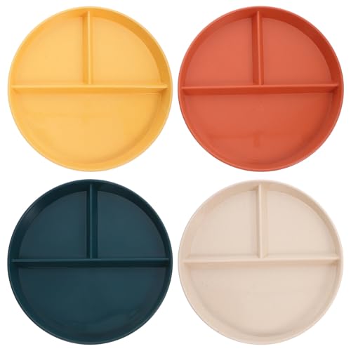 Lurrose �d�؂�v���[�g4���Z�b�g �ƒ�p���H�����f�B�i�[�v���[�g �����R���p�[�g�����g�h�{�Ǘ��ɓK���������f�ސH��