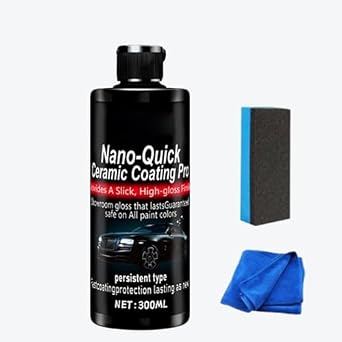 300ML Nano-Quick Ceramic Coating Pro for Automobiles,Featuring Advanced Ceramic Technology for Dust-Proof Glass Effect and Lasting Luster 1PCS