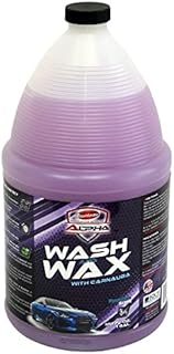 Boomtastic Alpha Premium Car Detailing Wash & Wax with Carnauba, premium car wash soap, neutral PH, Ceramic SAFE, For Car, RVs, motorcycles, truck, and more Premium Scent, 1 Gallon)