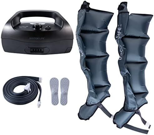 DOCTOR LIFE Recovery System (FSA HSA Approved), Sequential Air Compression Device, Foot and Leg Recovery Boots, Improved Blood Circulation and Fast Recovery, Enhance Sports Performance (SP-1000, XL)