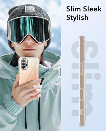 Image of Jkobi Lifetime Anti-Yellow Clear Back Cover Case for Xiaomi Mi Redmi Note 10 Pro | 10 Pro Max (Sleek Hard Crystal | Shockproof and Camera Protection)