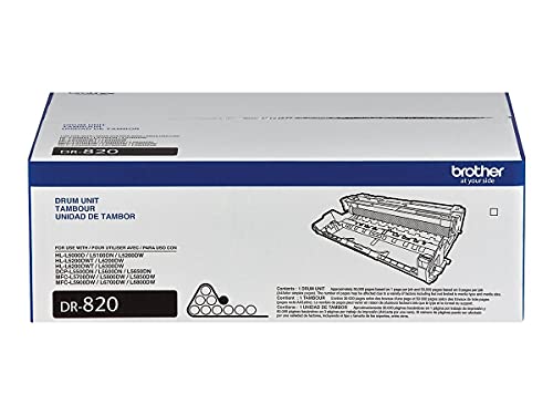 Unlock Your Potential Brother DR-820 Genuine-Drum Unit, Seamless Integration, Yields Up to 30,000 Pages, Black - Image 2