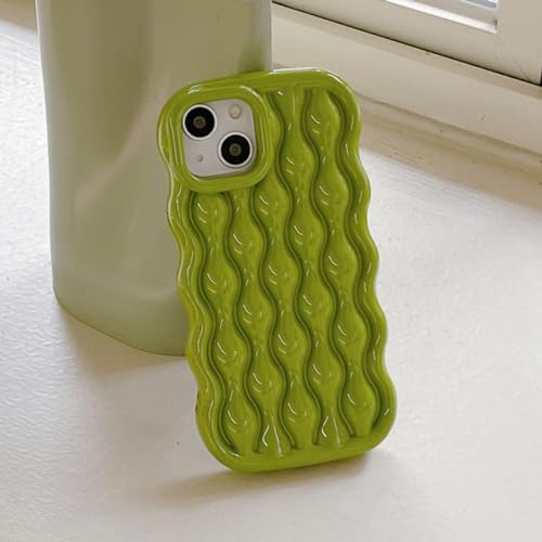 Coque de téléphone ondulée iPhone 14 silicone anti-choc et glisse