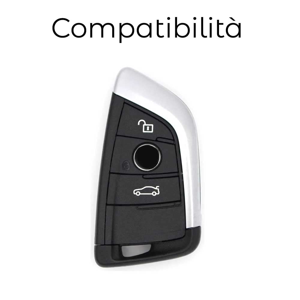 Cover Chiave BMW In Silicone - Compatibile Serie 1-7, X3, Nero, Antiscivolo - Foto 5