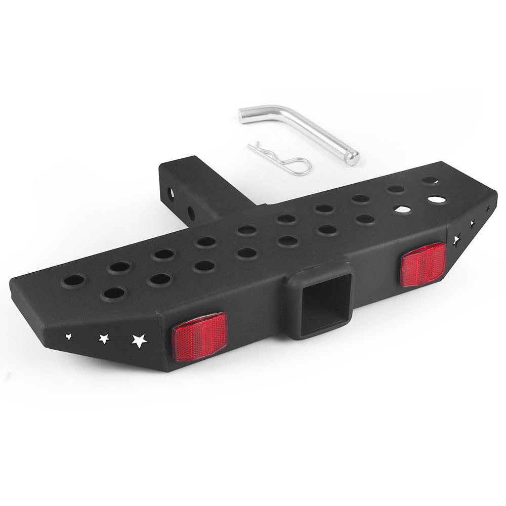 Photo 1 of 1000LBS Hitch Step with 2 inch Hitch Receiver?Safety Reflectors for RV SUV Truck Flatbed Camper