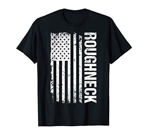Roughneck American Flag Oilfield T-Shirt