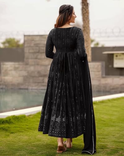Image of KEDARFAB womens Anarkali Kurta Set For Women
