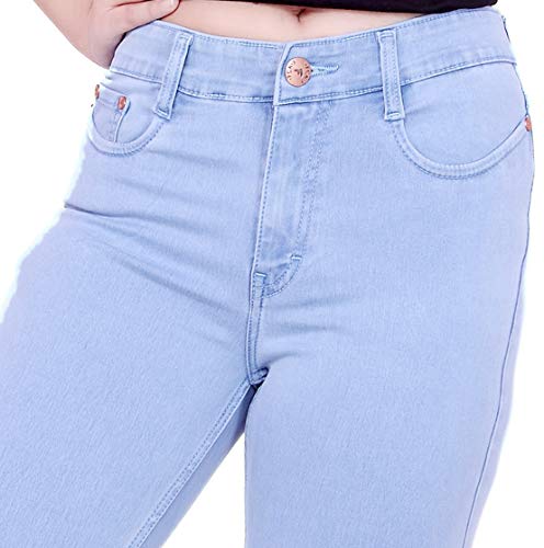 Image of FCK-3 Stretchable Denim Pencil Fit Regular Fit High Waist Jeans for Women