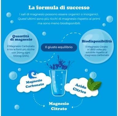 natural poin magnesio supremo 300 gr 2 confezioni - utile per sport, stanchezza cronica, mal di testa, poca energia fisica e mentale e per che vuole una dose di energia quotidiana
