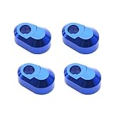 Sbonxond 4 Pcs Aluminum Hinge Pin Retainer Compatible for Traxxas X-Maxx 6S 8S XRT Suspension Pin Retainer RC Upgrade Parts(Blue)