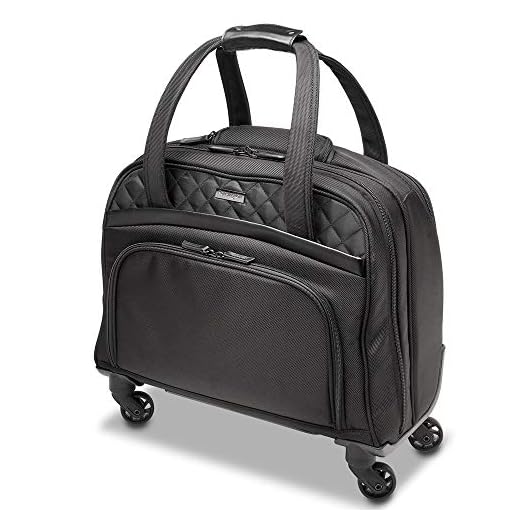 Kensington K60380WW Maleta Ejecutiva Equilibrada con Ruedas Contour 2.0 para Portátiles de hasta 15.6", Elegante Bolso de Mano, adecuado como Equipaje de Cabina para Mujer