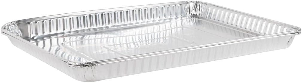 Aluminum Pans Half Size Cookie Sheets Baking Pans- 17.75 x 12.75 inches - Disposable Durable Non Stick Baking Sheets, Great for Baking, Cookies, Cakes, Pastries, Biscuits, Pizza and more (20)