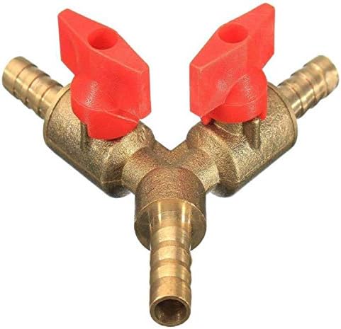 3 Way Valve Hose Connector Y Shape Valve Connector for Water Oil Gas to Garden Watering Shipbuilding Construction