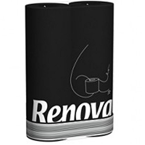 Preisvergleich Produktbild Renova Toilettenpapier Parfümiert (6x Rollen) SCHWARZ