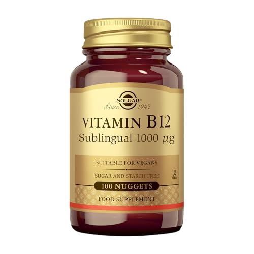 Solgar Vitamina B 12, 100 Unidades (Paquete de 1)