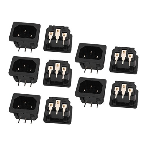 Aexit AC250V 10A BX-120-A05 IEC Input Socket Switch Copper Rhodium Power (fbdee1dd4b5781b4e9f6ef0fe98fcdff)