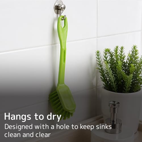 Image of ABENA Green Dish Brush, One Size