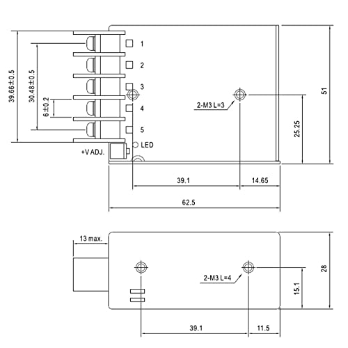 MeanWell RS-15-3,3 10 W 3,3 V 3 A Industrielles Netzteil – Bild 3