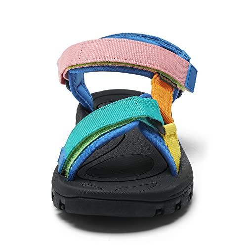 Image of Women's Hiking Sport Sandals Water Outdoor Athletic Shoes With Arch Support Adjustable Velcro Beach Shoes