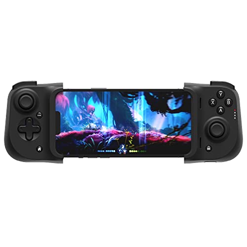 GAMEVICE für iPhone - Mobile Game Controller/Gamepad für iPhone iOS: Auch für iPhone 13 Pro & 13 Pro Max – Apple Arcade, Google Stadia – Passthrough Charging - MFi-Zertifiziert