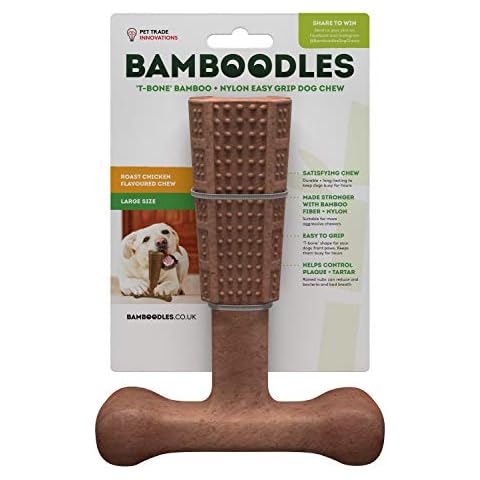 Bamboodles T-Bone Dog Chew for Aggressive Chewers Cover