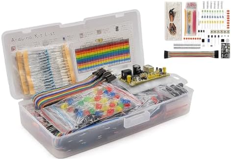 Kit de démarrage électronique avec Breadboard, LED, résistances, ...