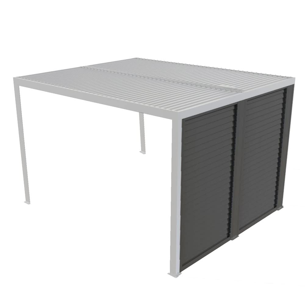 Ventelles alu Mobiles côté 3 m pour pergola bioclimatique per 3630 BI/per 2430 BI