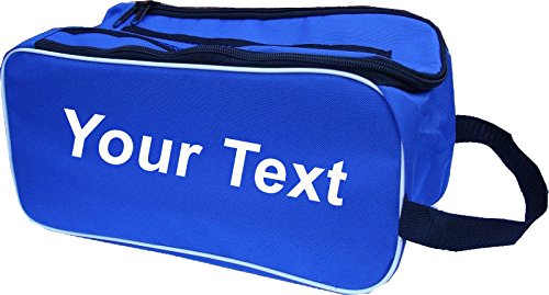 PROSTYLE SPORTS PERSONALISED Football Boot Bag/Shoe Bag New Football/Rugby/Hockey/Gym - Royal