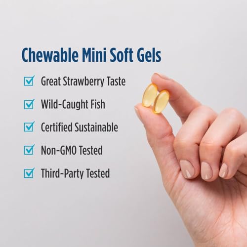Nordic Naturals Ultimate Omega Jr. for Kids, Strawberry - 120 Mini Soft Gels - image 4