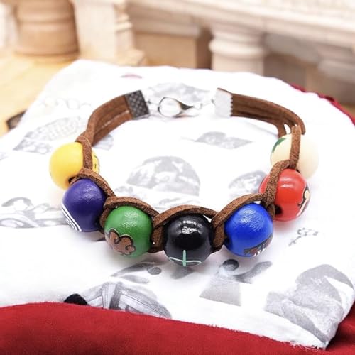 PRINCESS CUTENESS STORE Annabeth Chase Handmade Wooden Bead Greek Demigod Camp Half Blood Percy Jackson Bracelet2