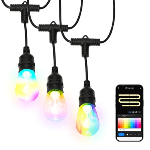 ValueLights | Outdoor RGBIC Dream Colour Smart Festoon Lights | Ind...