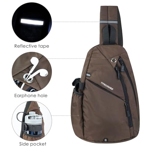 Titecougo SUMUS-BA139-AI68 Sling Backpack Travel Shoulder Bag Lightweight Chest Daypack One Strap Crossbody Bags Camp Day Packs thumb #1