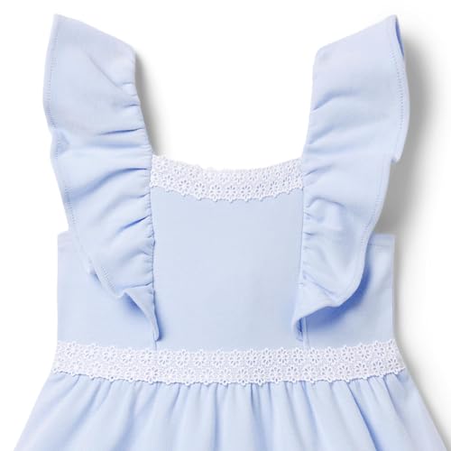 Janie and Jack Girls Daisy Trim Ponte Dress (Toddler/Little Big Kids)2