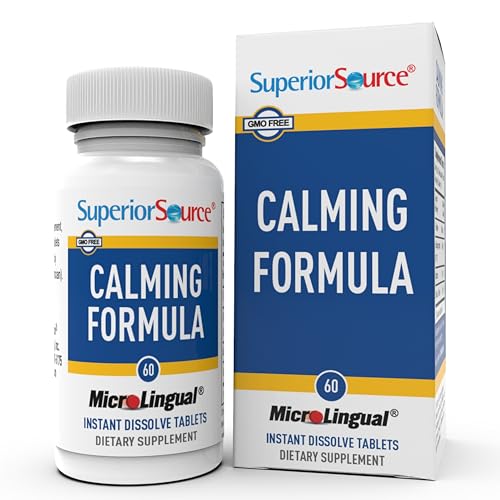 Superior Source Calming Formula, L-Theanine, Melatonin, Under The Tongue Quick