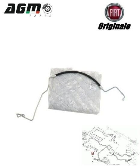 TUBO IDROGUIDA SERVOSTERZO COMPATIBILE CON : DUCATO 2.8 JTD 001341400080 AGM PARTS