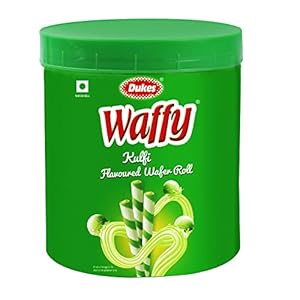 Dukes Waffy Kulfi flavoured Wafer roll Jar (250g)