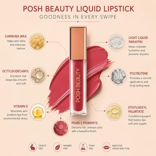 Image of Liquid Lipstick - Foxy Pink - Long lasting | Water proof