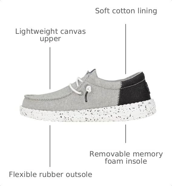 Image of Hey Dude Kids Wally Funk Splatter (Little Kid /Big Kid) | Casual Shoes