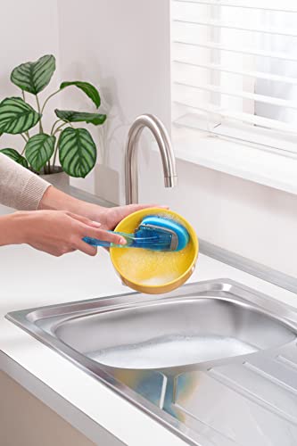 Image of Scotch-Brite Delicate Non-Scratch Dishwand Sponge Refills for Cleaning Kitchen, Bathroom, and Household, Non-Scratch Sponges Safe for Non-Stick Cookware, 12x2 Dishwand Refills