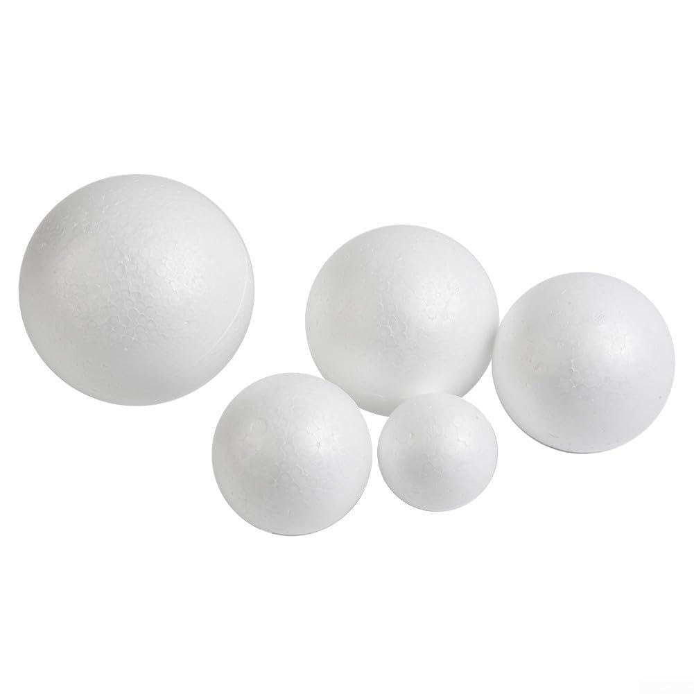 DIY Foam Ball for Crafting, Perfect for Weddings, Parties, and Home Decorations (9cm)
