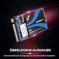 SABRENT 2242 M.2 NVMe SSD 2TB, Interne SSD 2500 MB/s Lesen, 42 mm PCIe 3.0 X4, Internes Solid State Drive, High Performance kompatibel mit Allen PCs, NUCs und Laptops (SB-1342-2TB) – Ansicht 7
